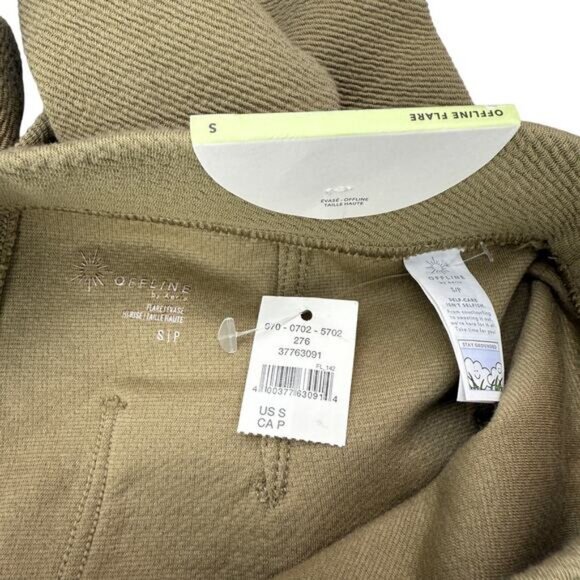 NWT OFFLINE PartyFavor High Waisted Flare Legging Pants Size Small Soft Stone - Picture 4 of 6